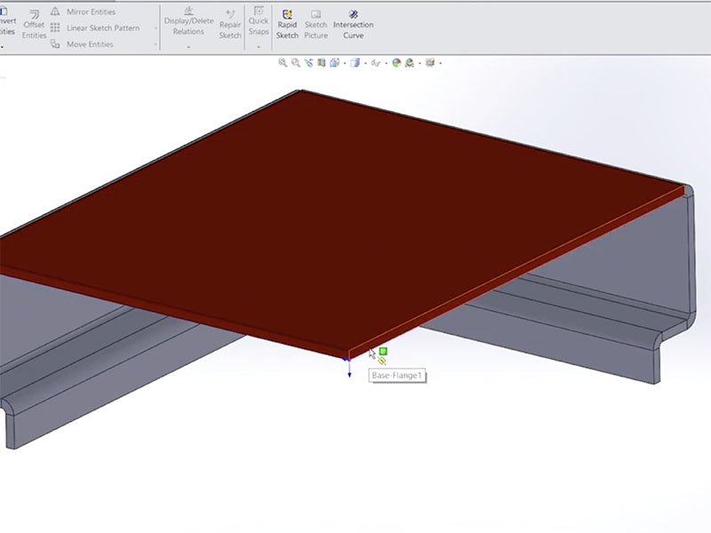 ออกแบบโลหะด้วยระบบ 3D งานสแตนเลสตามแบบ ตัดพับเหล็ก Solidwork sheetmetal